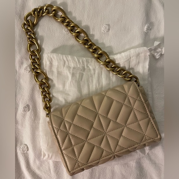 Bags Zara Quilted Chain Strap Shoulder Bag Poshmark